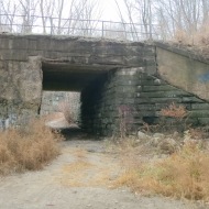 Secret 1917 Connection to Cynwyd Trail at North Side of Pencoyd Iron Works